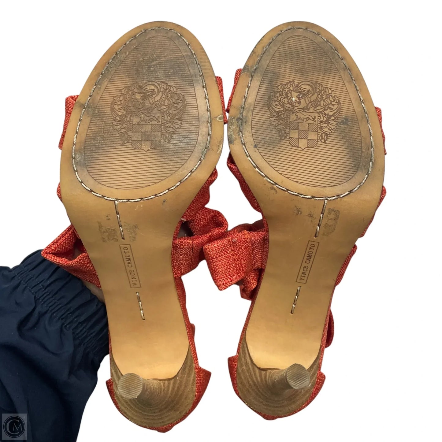 Shoes Heels Stiletto By Vince Camuto In Orange, Size: 7