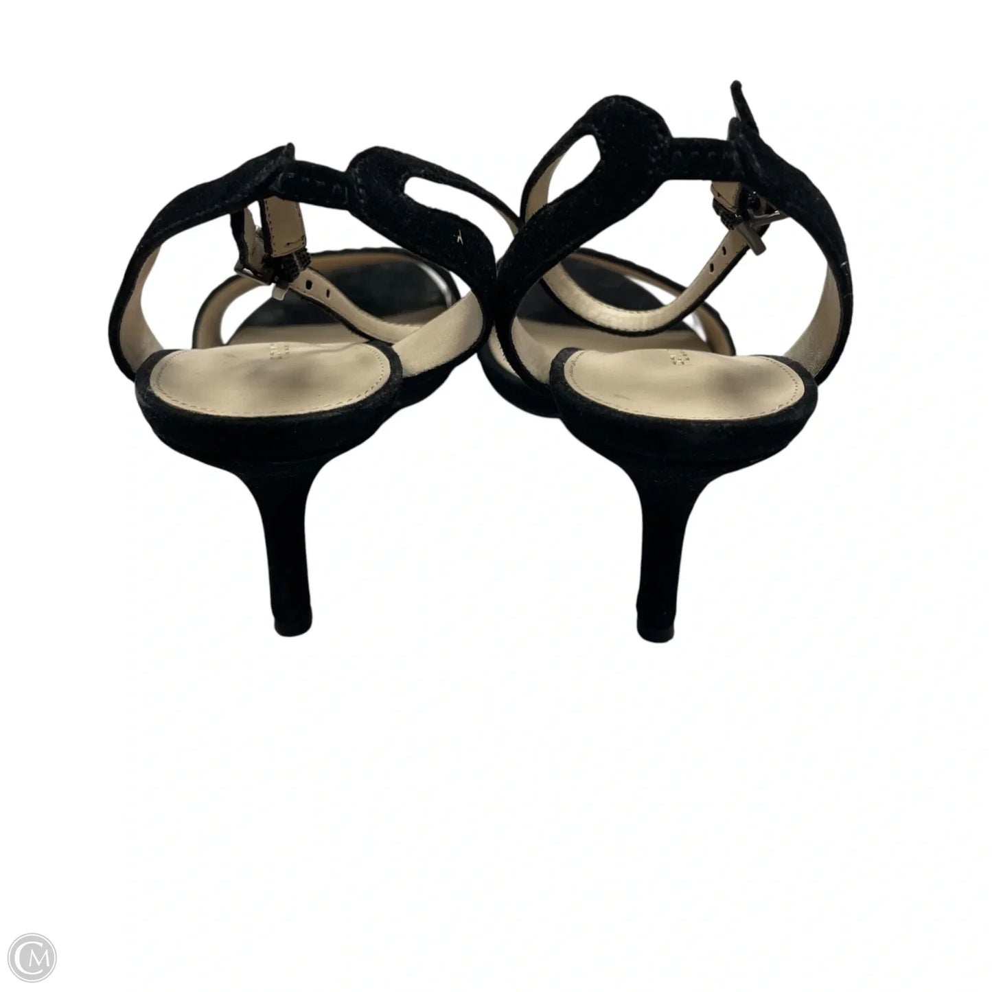 Sandals Heels Kitten By Pelle Moda In Black, Size: 7