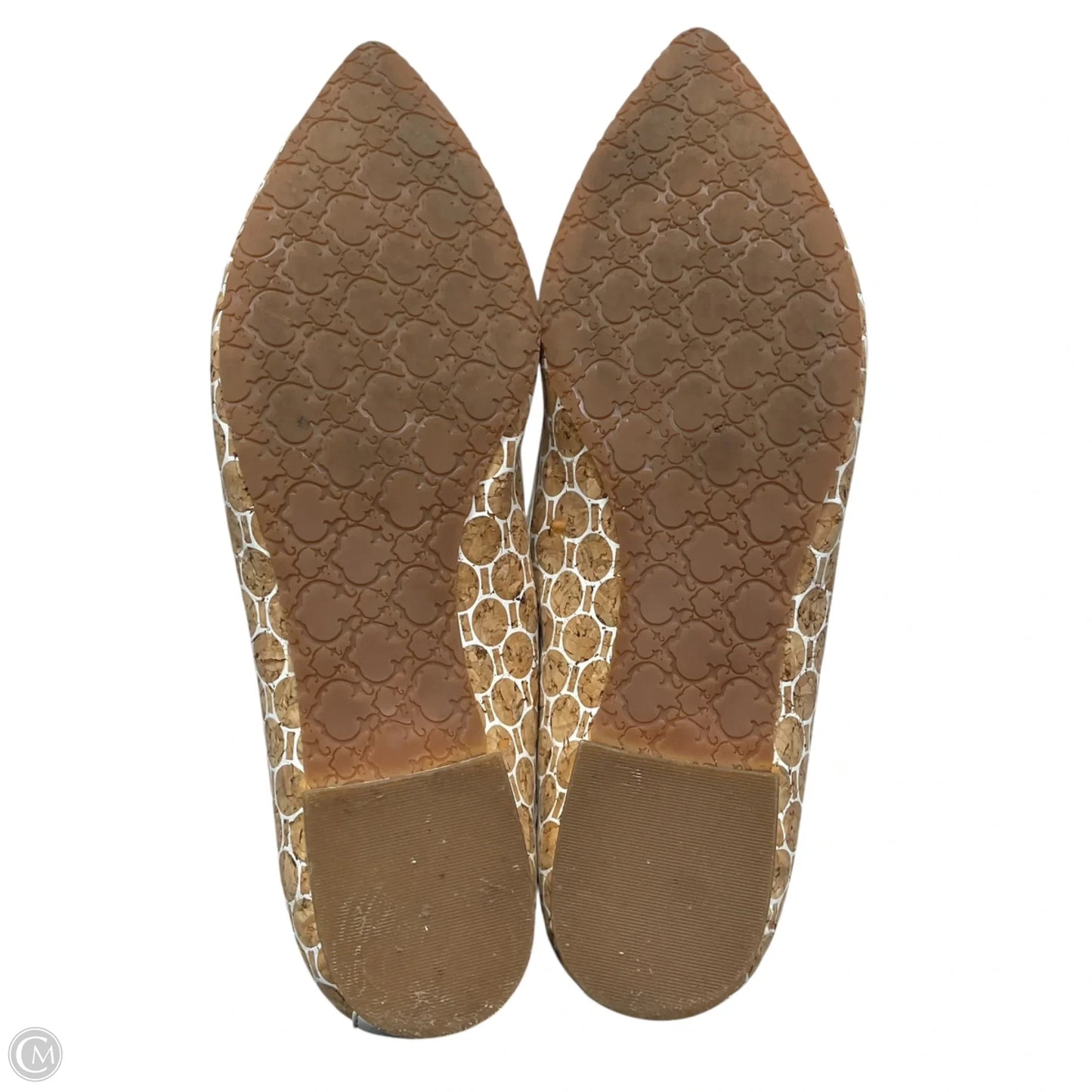 Shoes Flats By Wonder In Tan & White, Size: 8