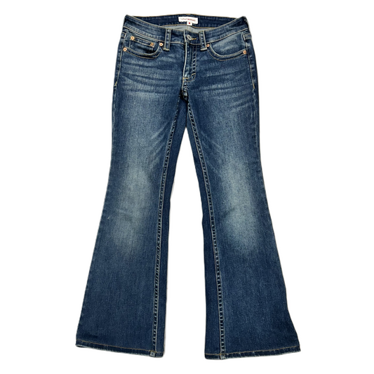 Jeans Flared By Lucky Brand In Blue Denim, Size: 2