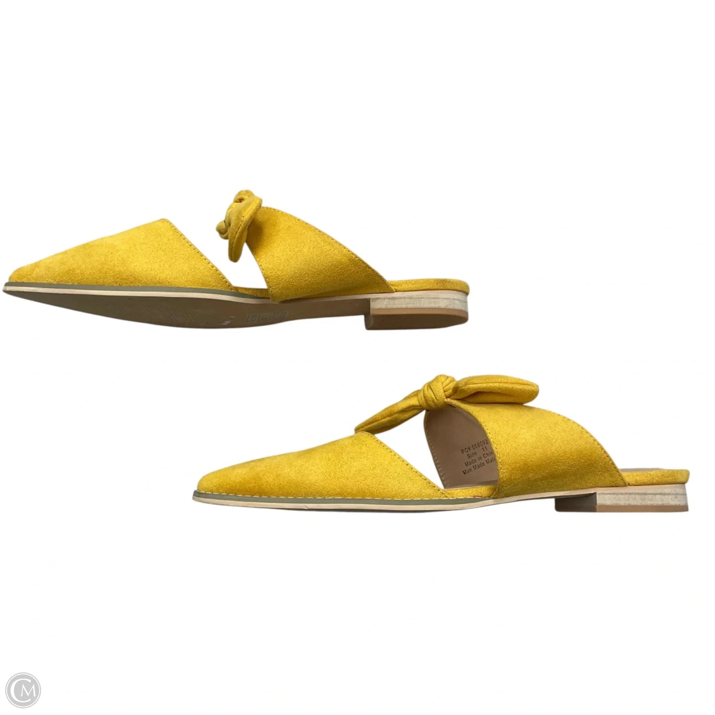 Shoes Flats By Journee In Yellow, Size: 11