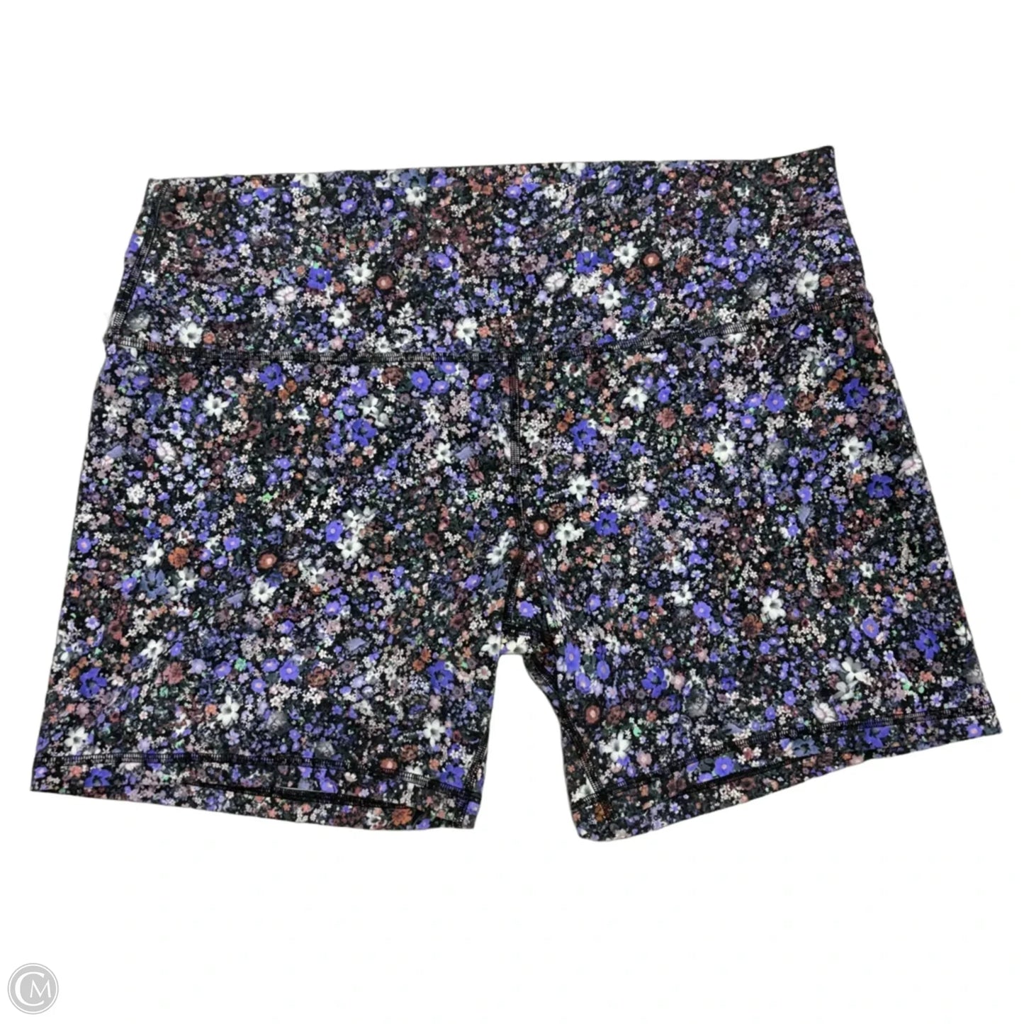 Athletic Shorts By Lululemon In Floral Print, Size: Xxl
