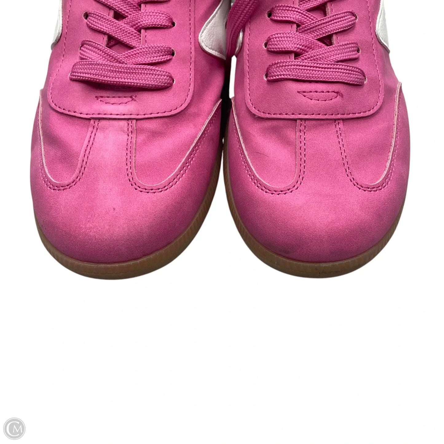 Shoes Sneakers By Dolce Vita In Pink & White, Size: 9