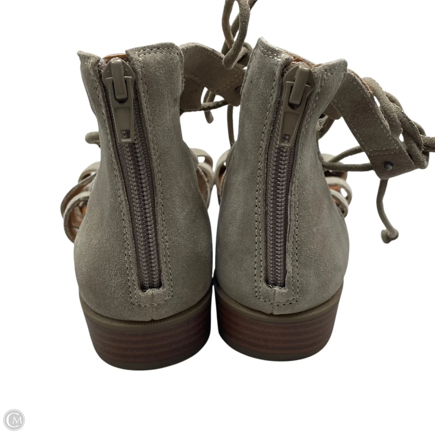 Sandals Flats By Crown Vintage In Taupe, Size: 7