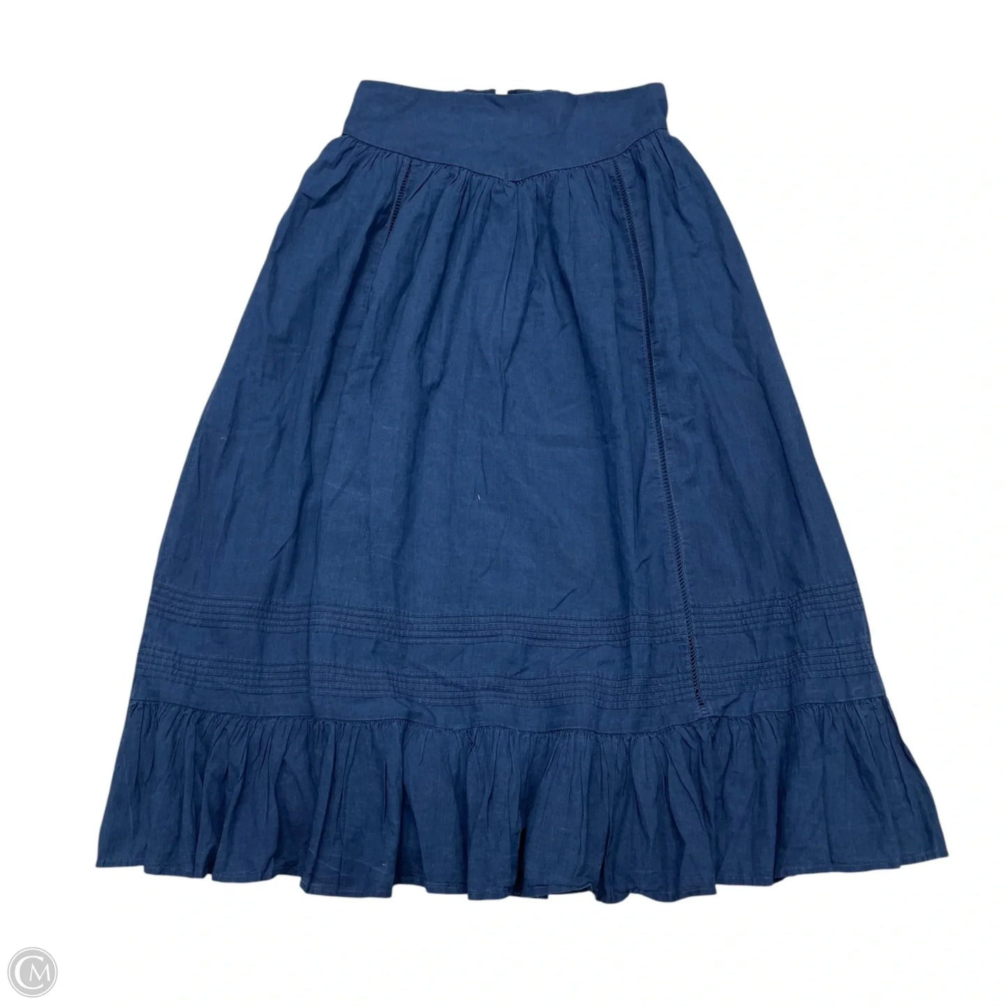 Skirt Midi By American Eagle In Blue, Size: M