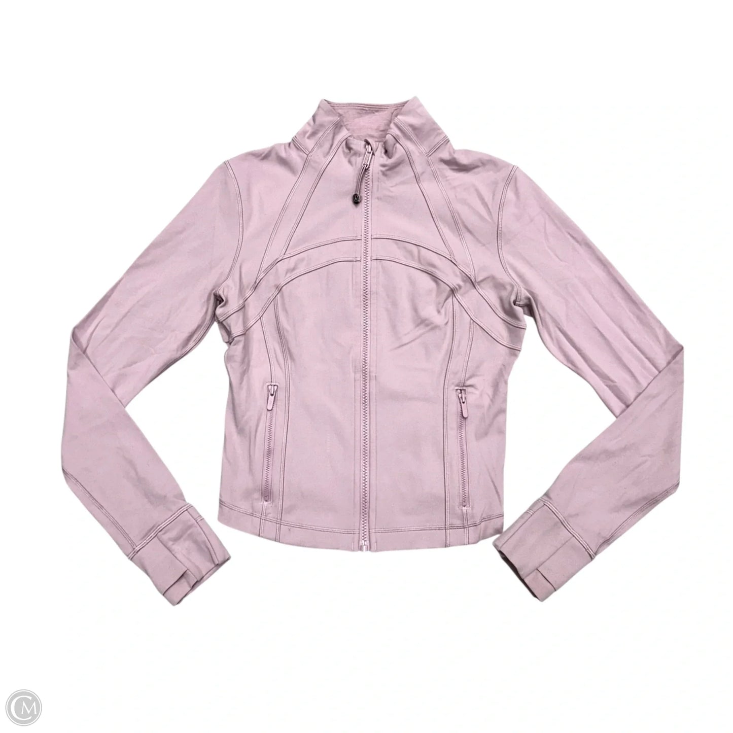 Athletic Jacket By Lululemon In Purple, Size: M