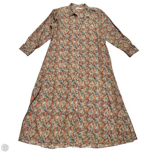 Dress Casual Maxi By Natural Life In Brown & Grey, Size: Xxl