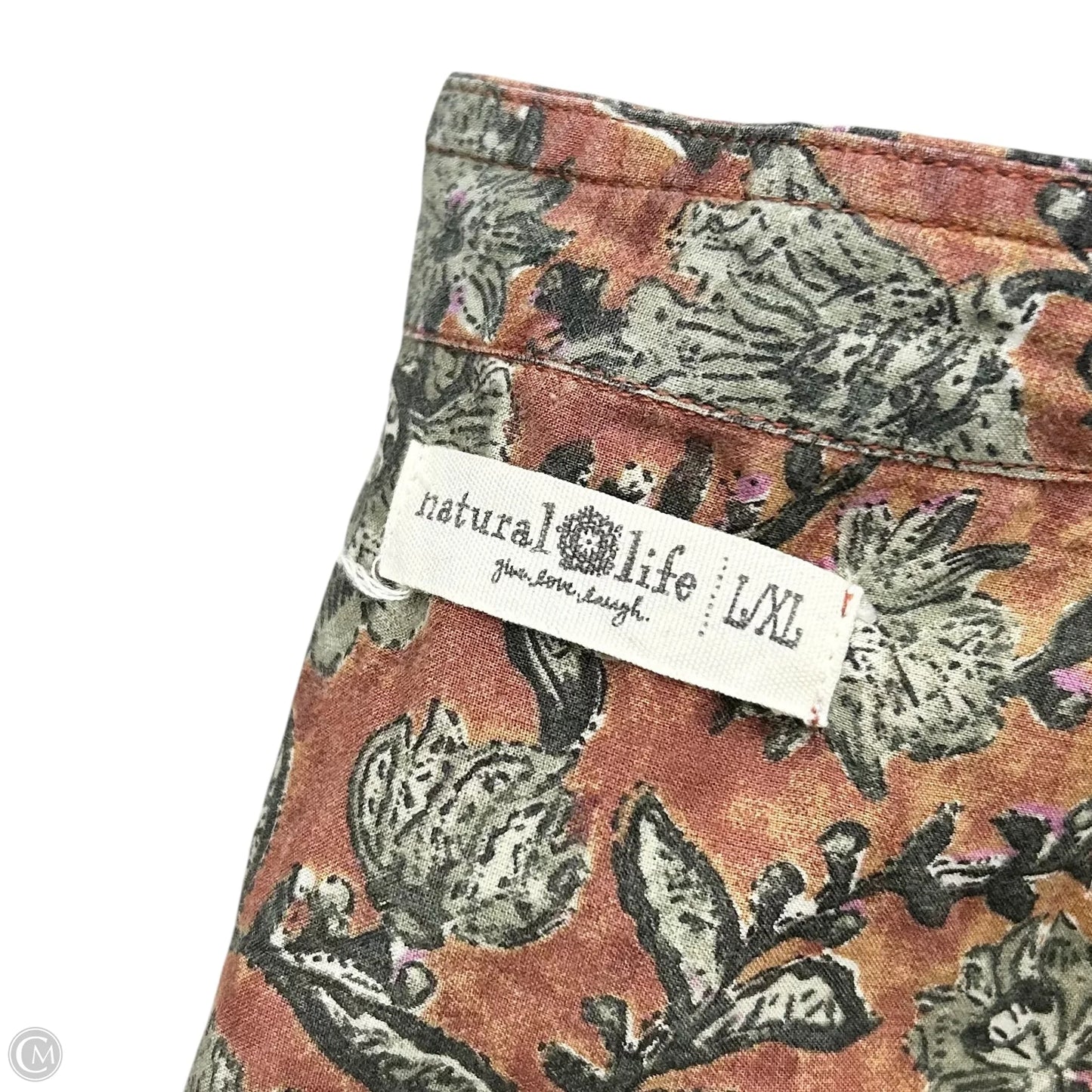 Dress Casual Maxi By Natural Life In Brown & Grey, Size: Xxl