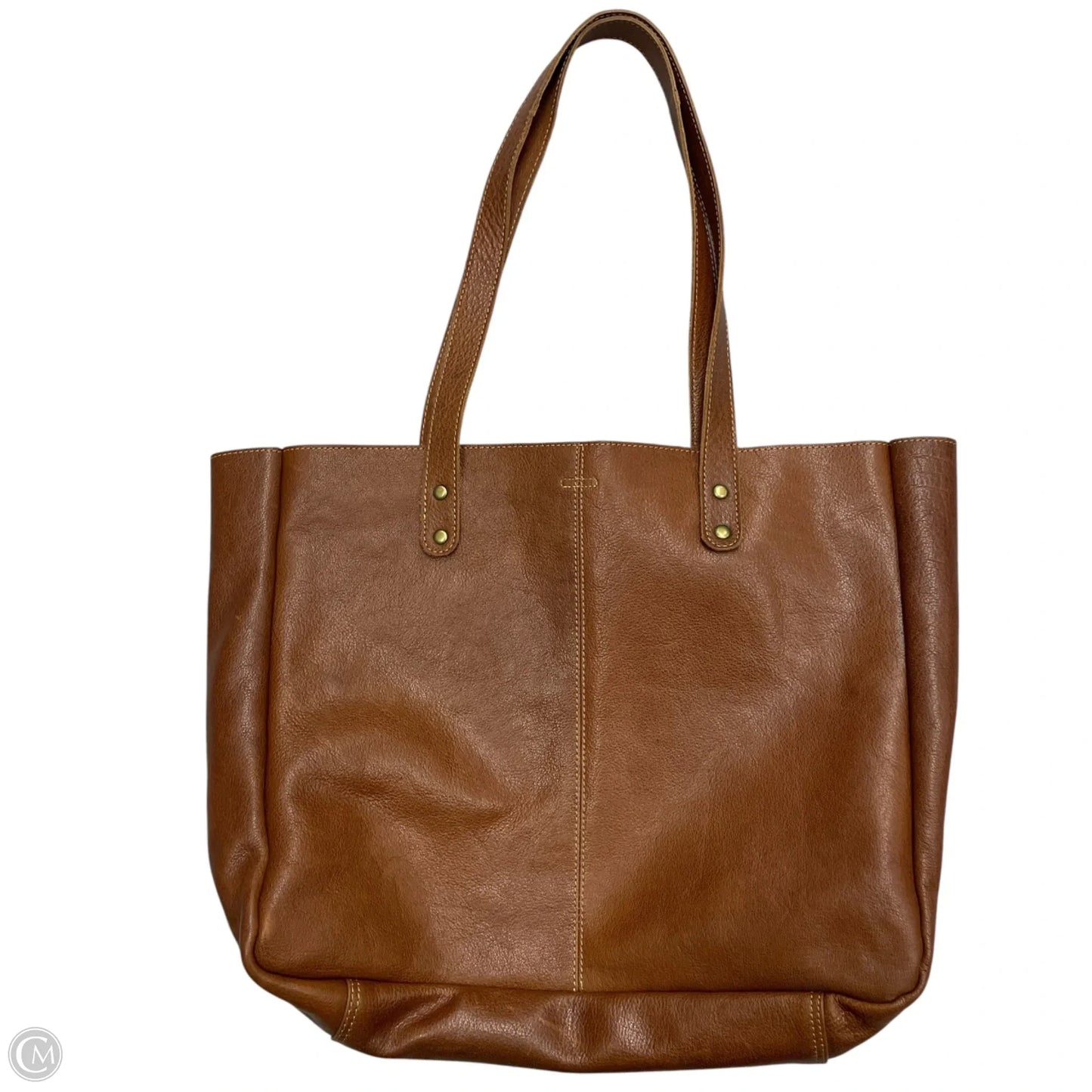 Handbag Leather By Komalc, Size: Large