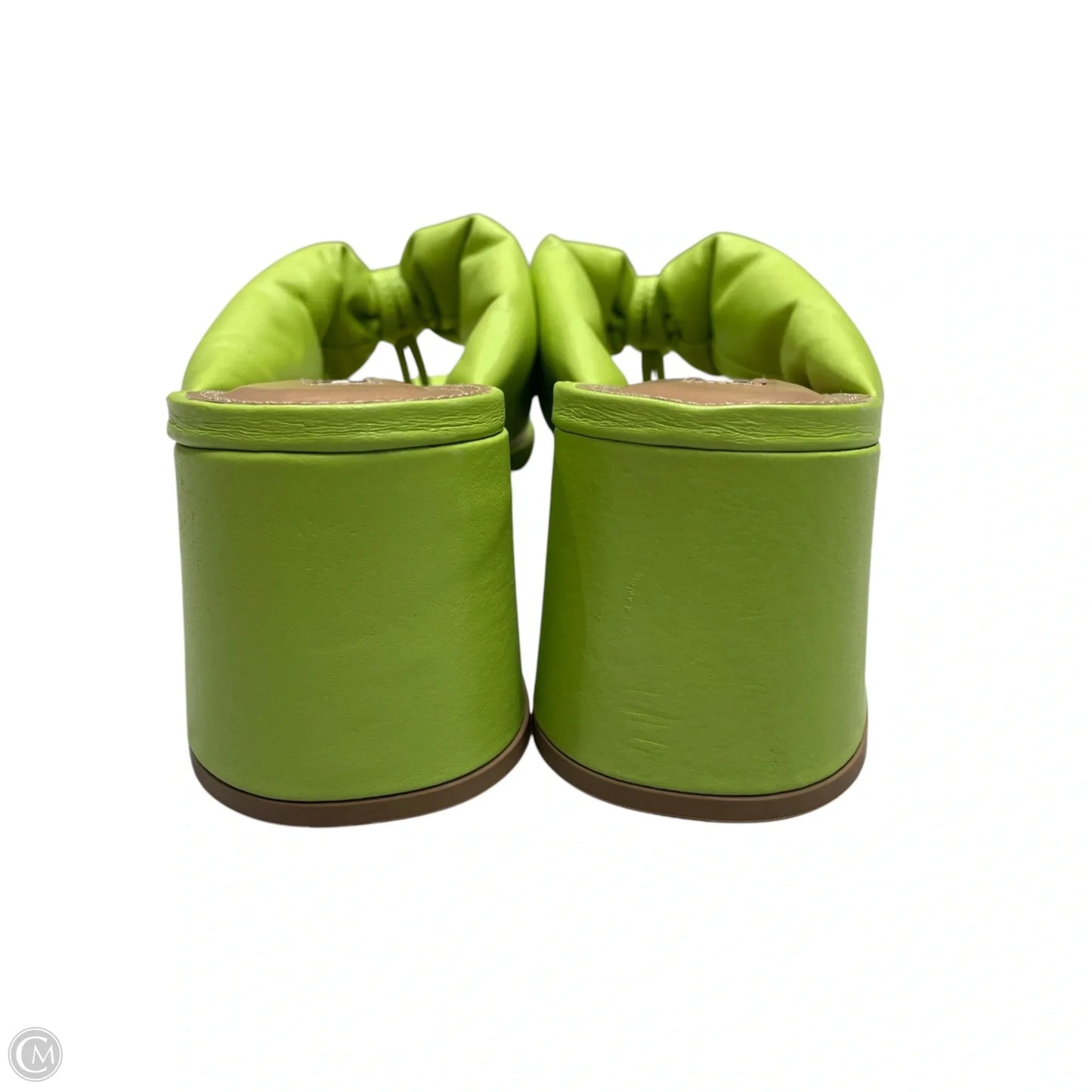 Sandals Heels Block By Bcbgeneration In Green, Size: 8.5