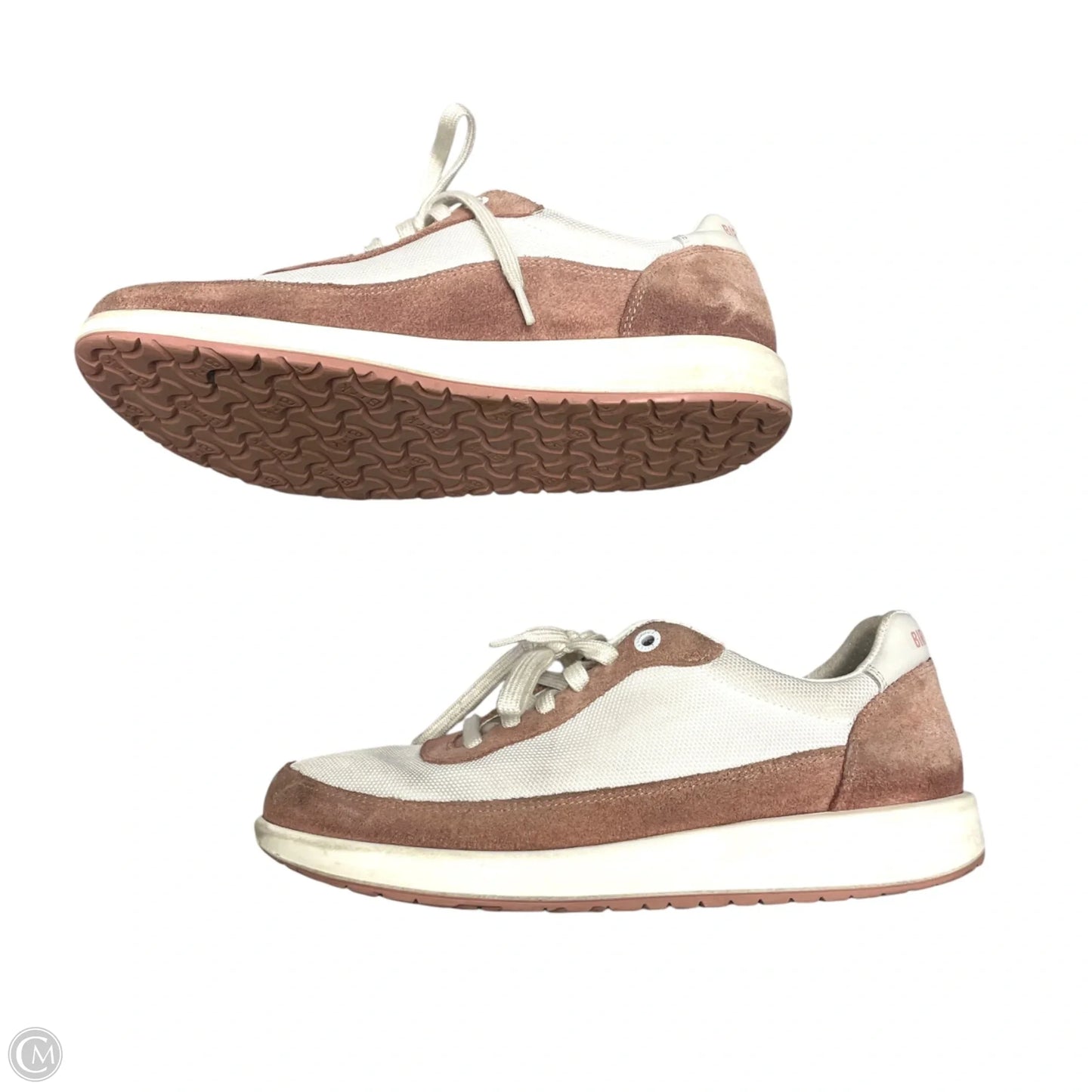 Shoes Sneakers By Birkenstock In Pink & White, Size: 8.5