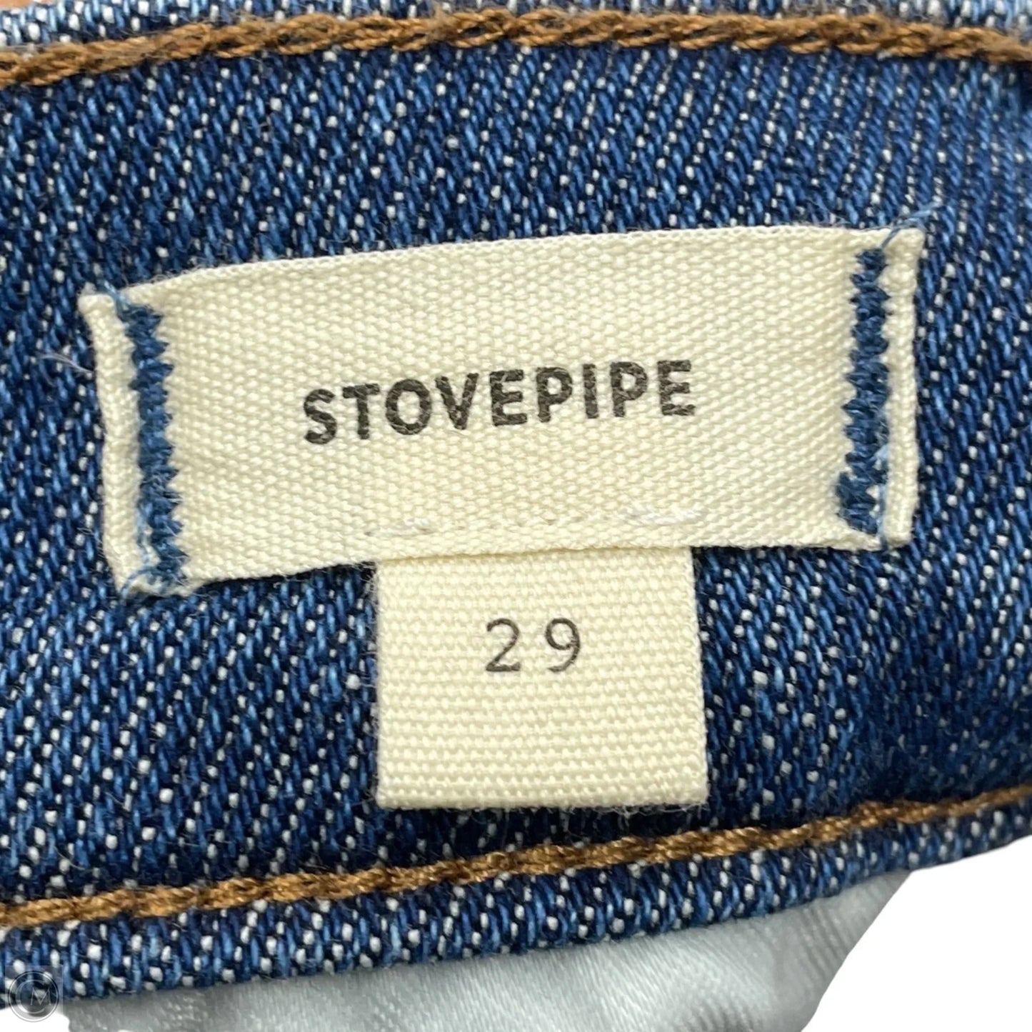 Jeans Straight By Madewell In Blue Denim, Size: 8