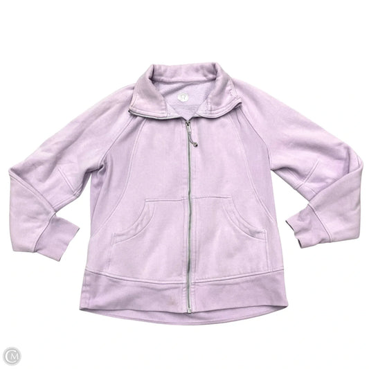 Athletic Jacket By Lululemon In Purple, Size: Xs