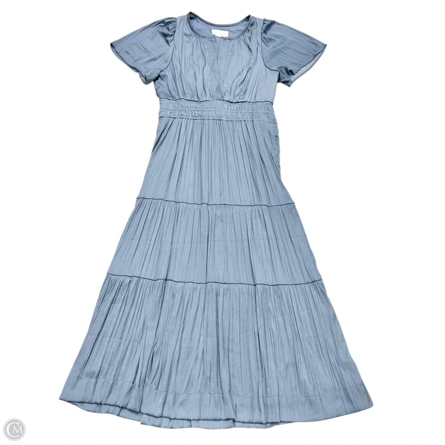 Dress Casual Maxi By Anthropologie In Blue, Size: L