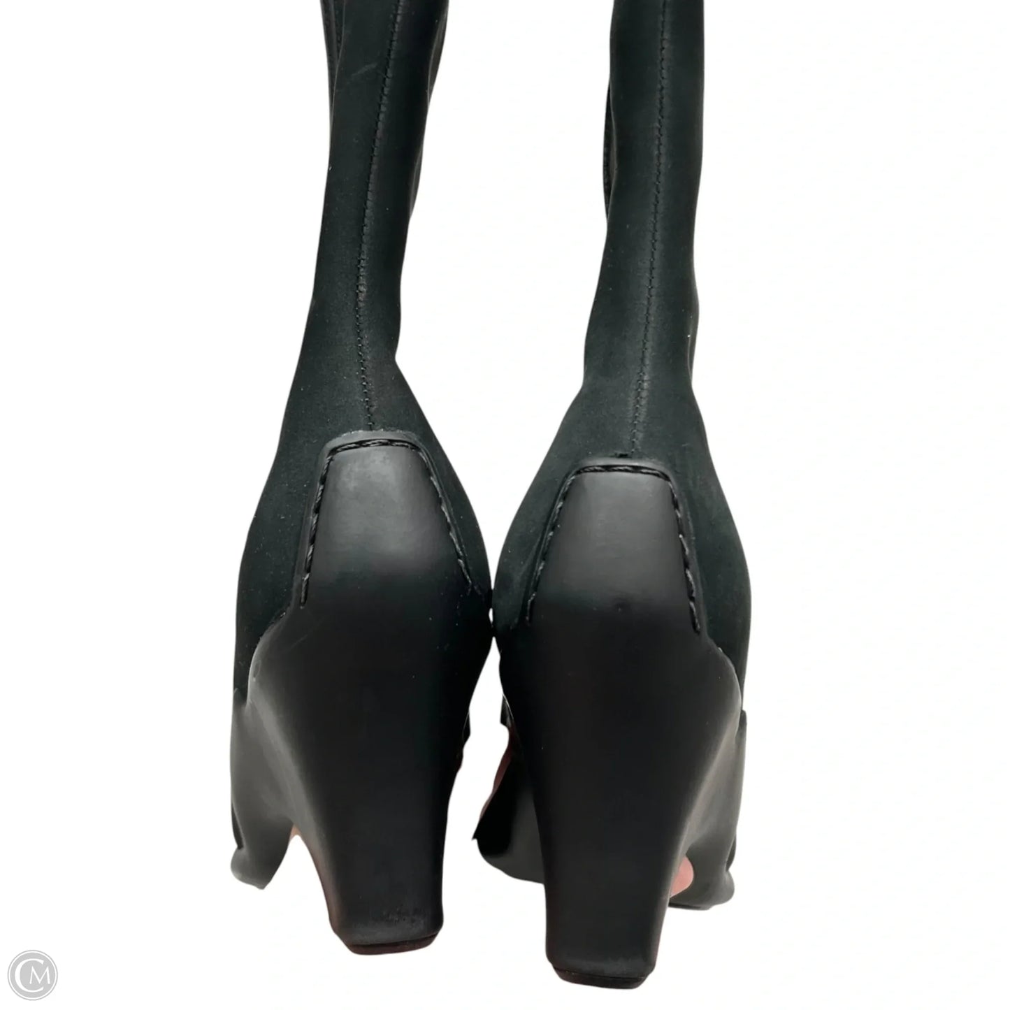 Boots Mid-calf Heels By Timberland In Black, Size: 9