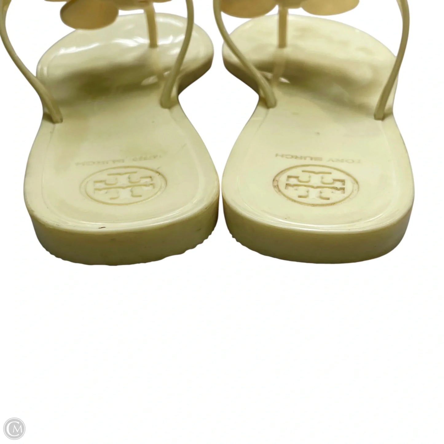 Sandals Designer By Tory Burch In Cream, Size: 6