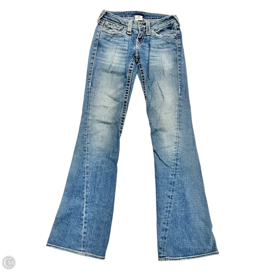 Jeans Boot Cut By True Religion In Blue Denim, Size: 2