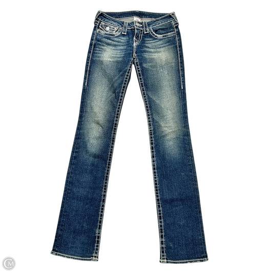 Jeans Skinny By True Religion In Blue Denim, Size: 2