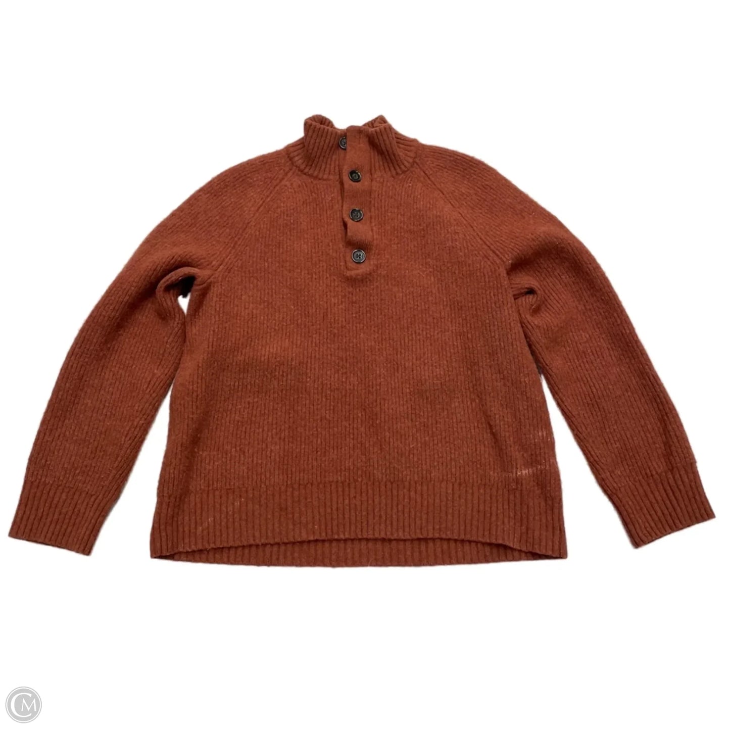 Sweatshirt Collar By Banana Republic In Orange, Size: Xl