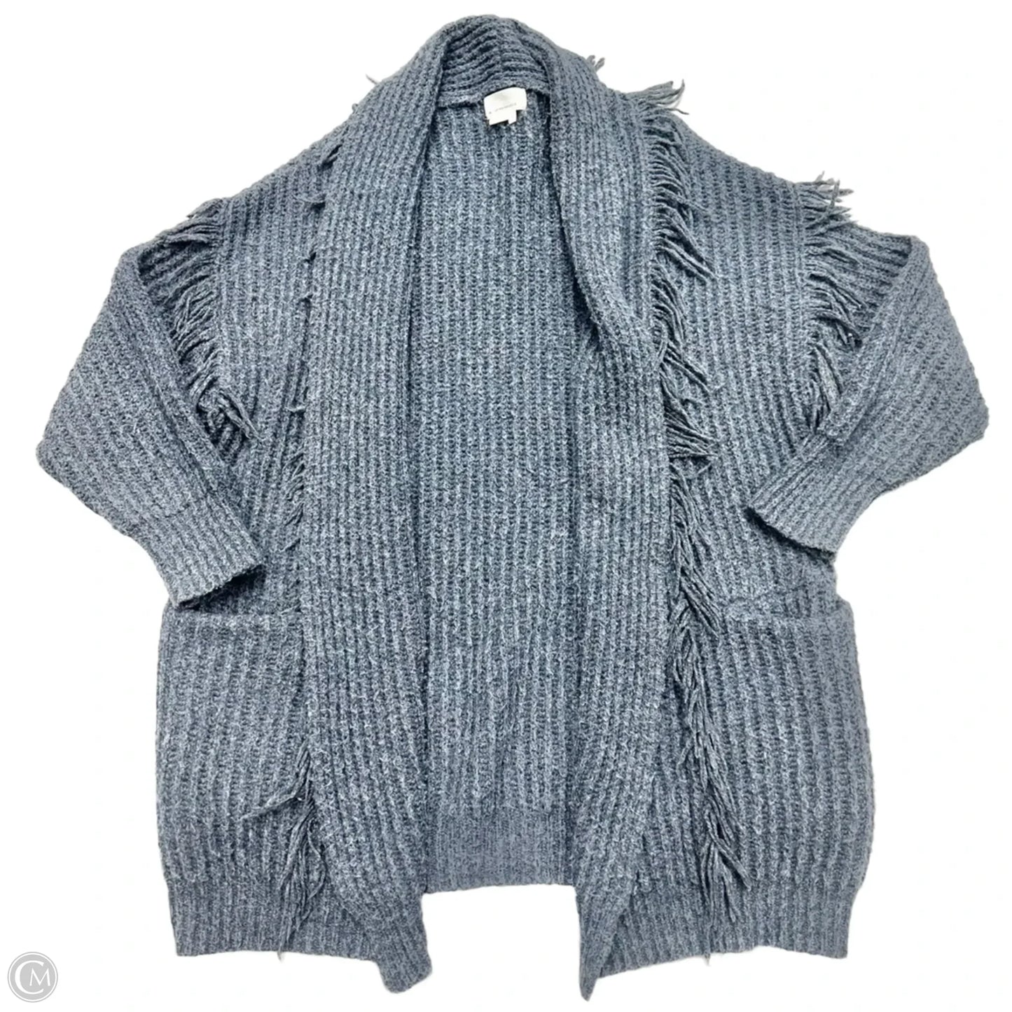 Cardigan By Anthropologie In Grey, Size: Xxs