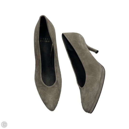 Shoes Designer By Stuart Weitzman In Taupe, Size: 7.5