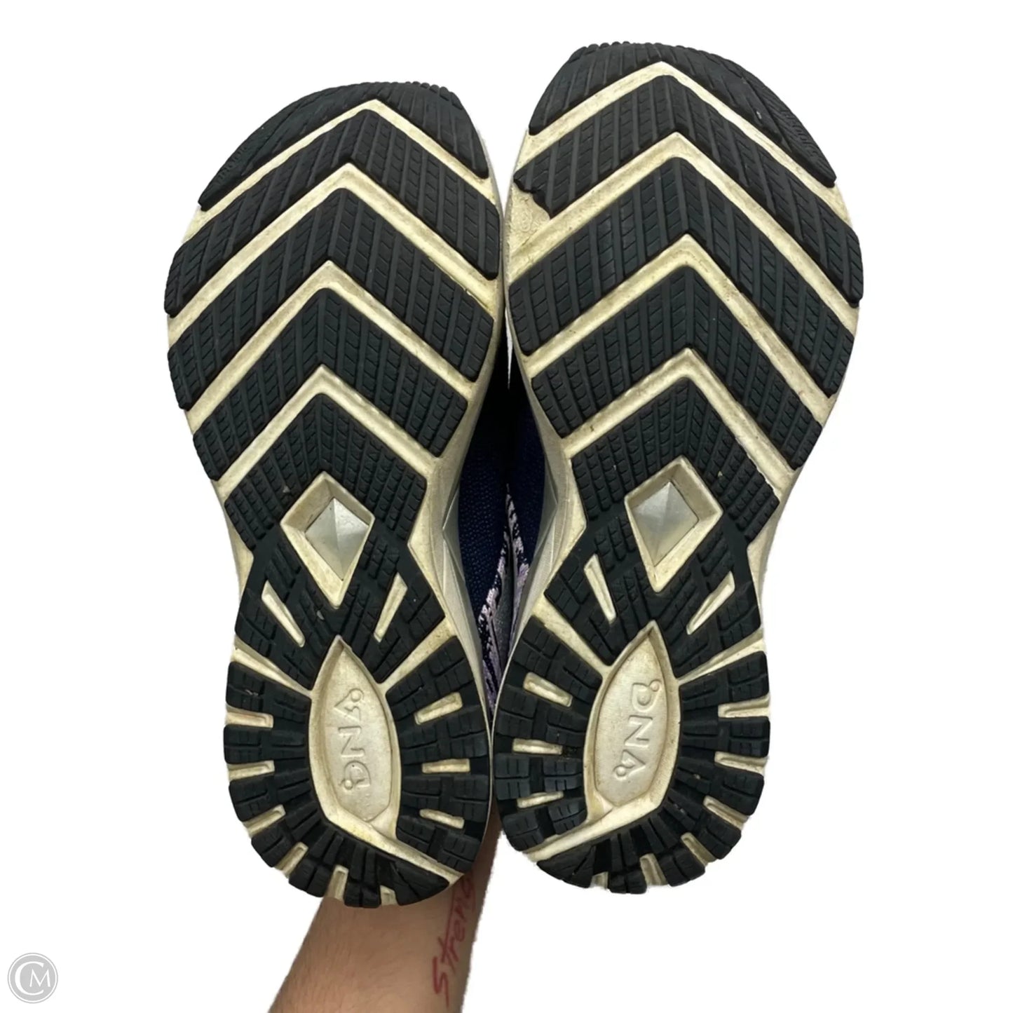 Shoes Athletic By Brooks In Blue & Purple, Size: 8.5