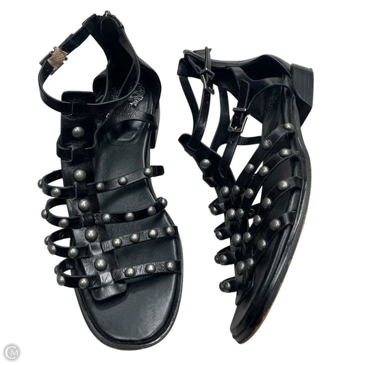 Sandals Flats By Vince Camuto In Black, Size: 8.5