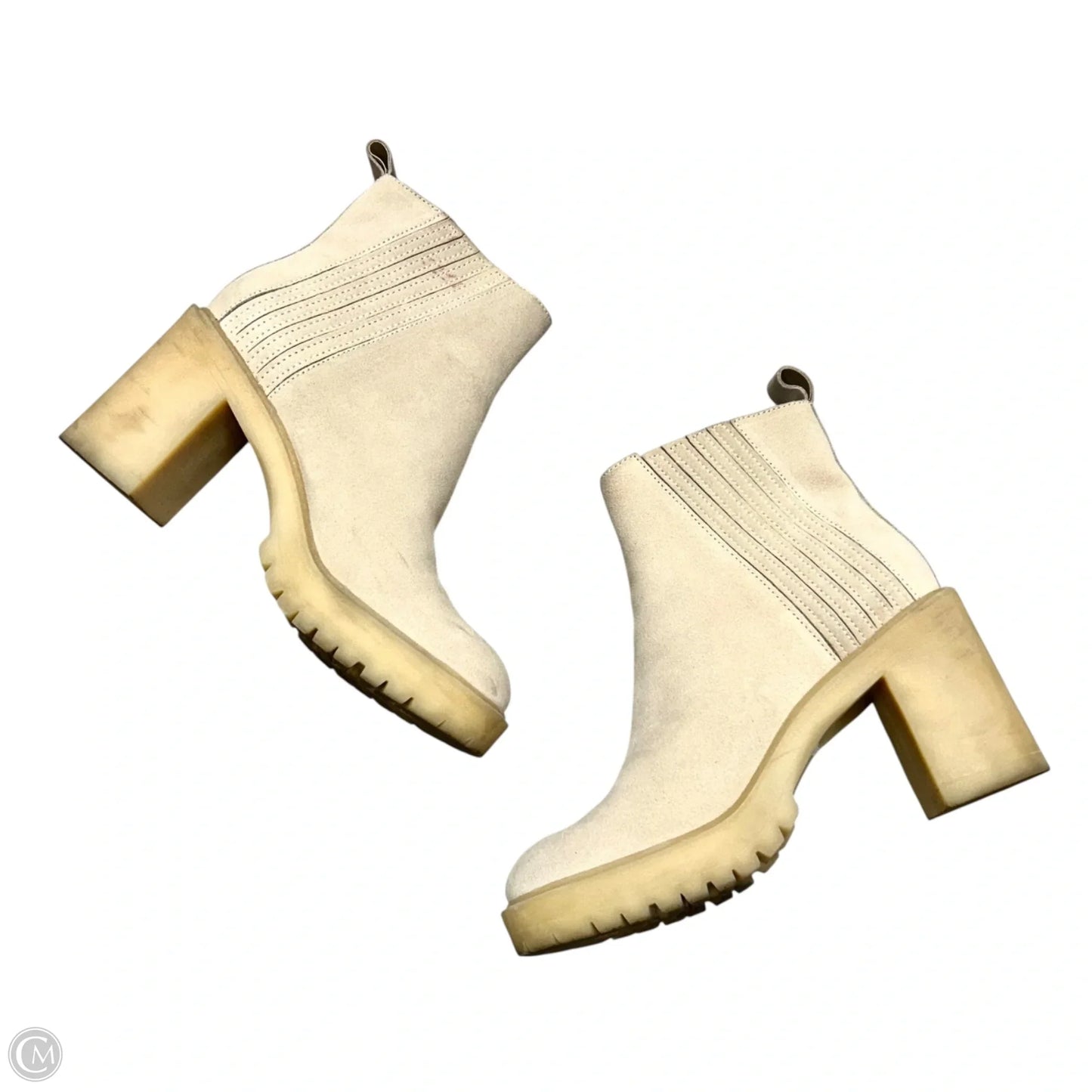 Boots Leather By Dolce Vita In Cream, Size: 9