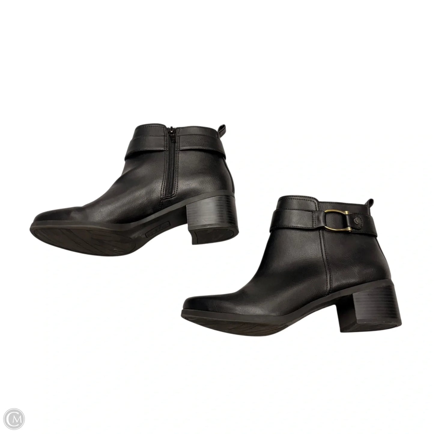 Boots Ankle Heels By Anne Klein In Black, Size: 8.5