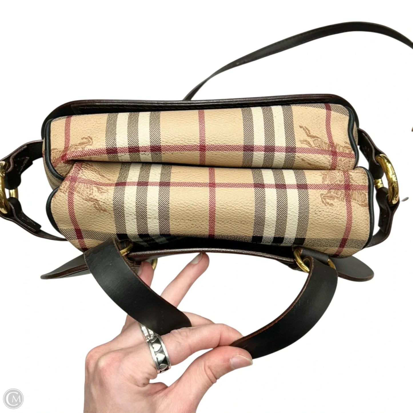 Crossbody Luxury Designer By Burberry, Size: Medium