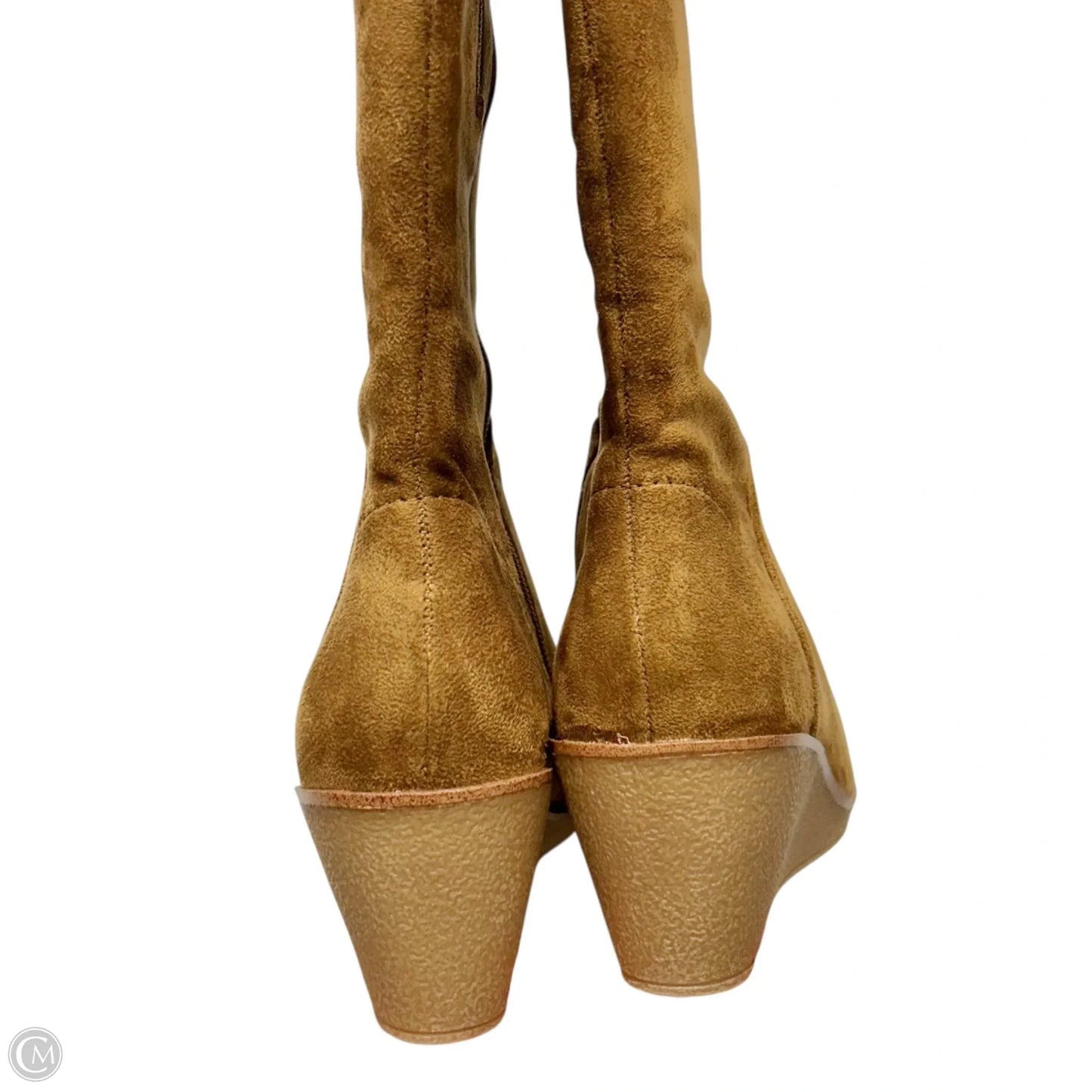 Boots Mid-calf Heels By Aerosoles In Brown, Size: 6