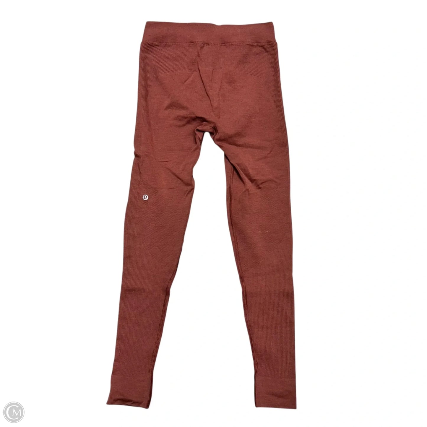 Athletic Leggings By Lululemon In Maroon, Size: L