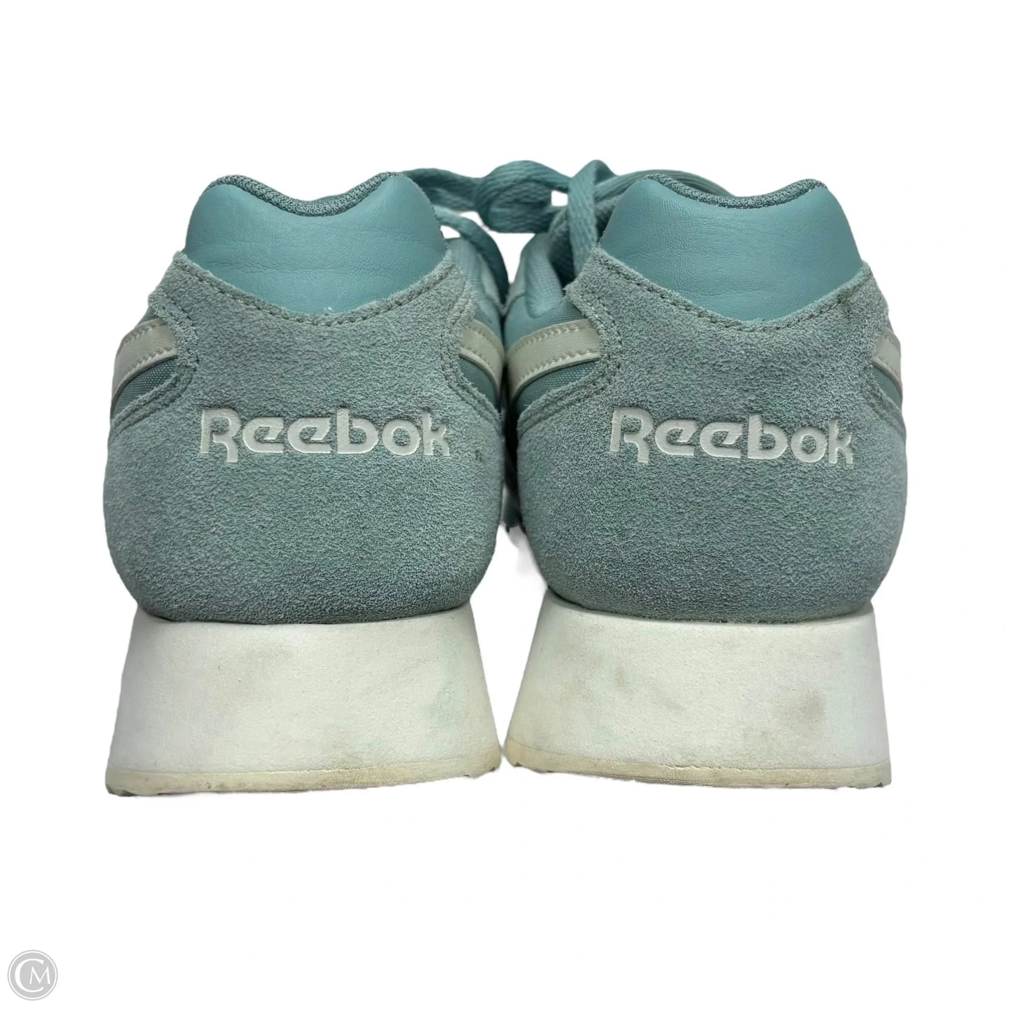 Shoes Sneakers By Reebok In Green & White, Size: 7