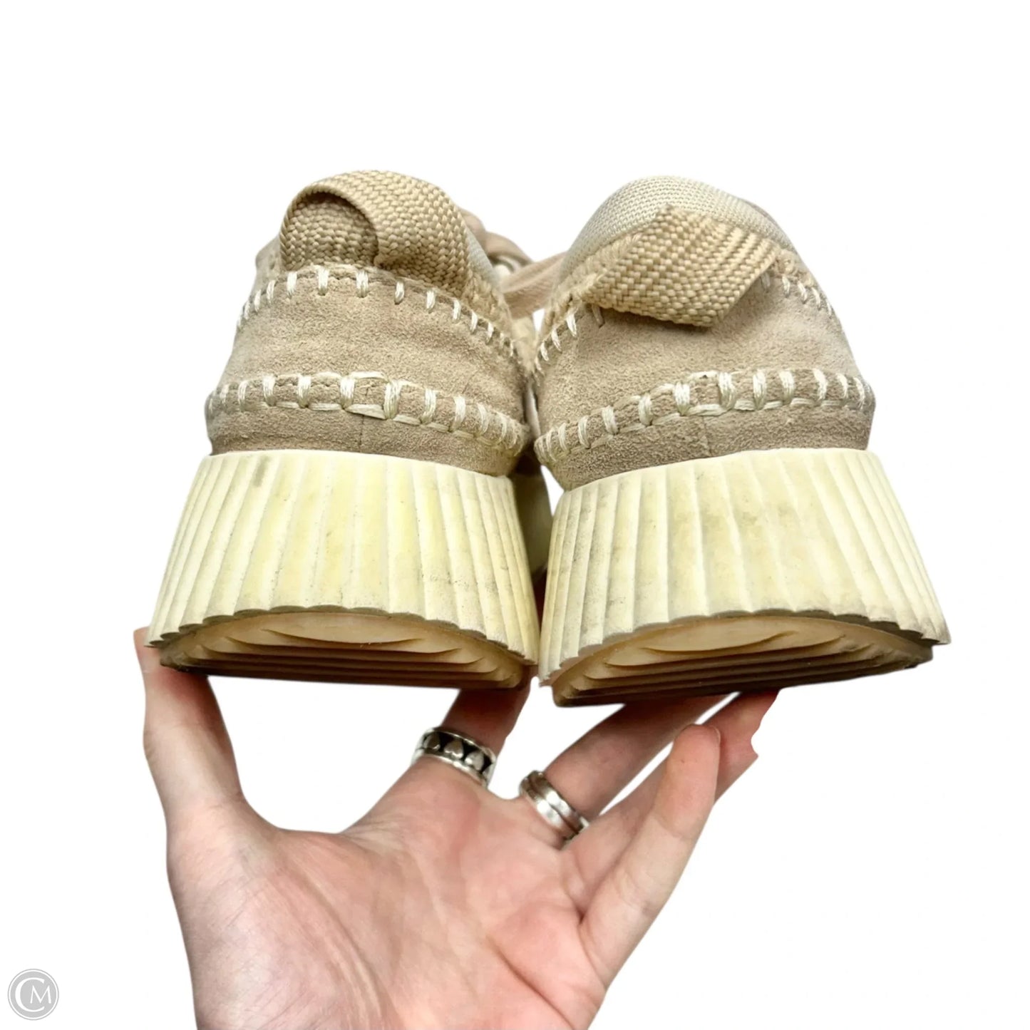 Shoes Sneakers By Dolce Vita In Cream & White, Size: 7