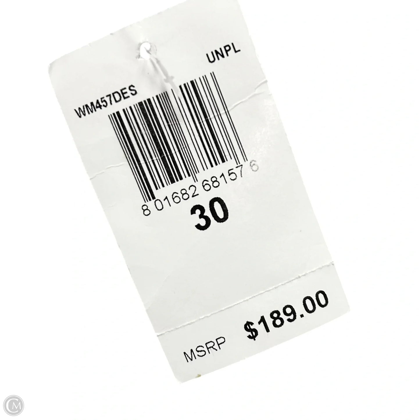 Jeans Straight By Hudson In Blue Denim, Size: 10