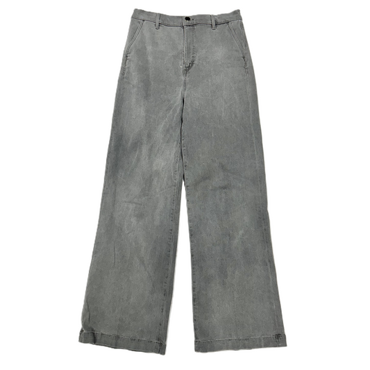 Jeans Wide Leg By Ann Taylor In Grey Denim, Size: 6