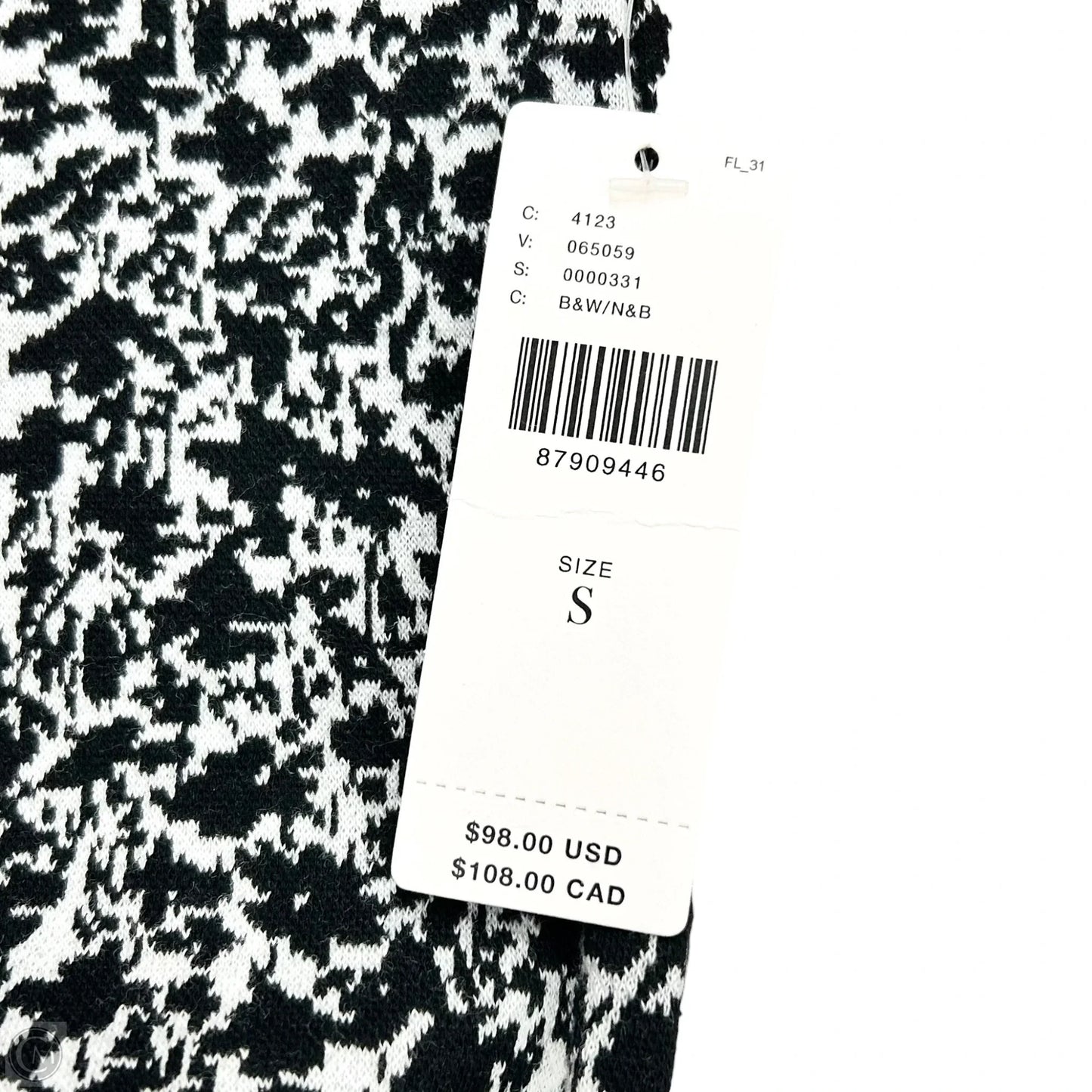 Pants Other By Maeve In Black & White, Size: S