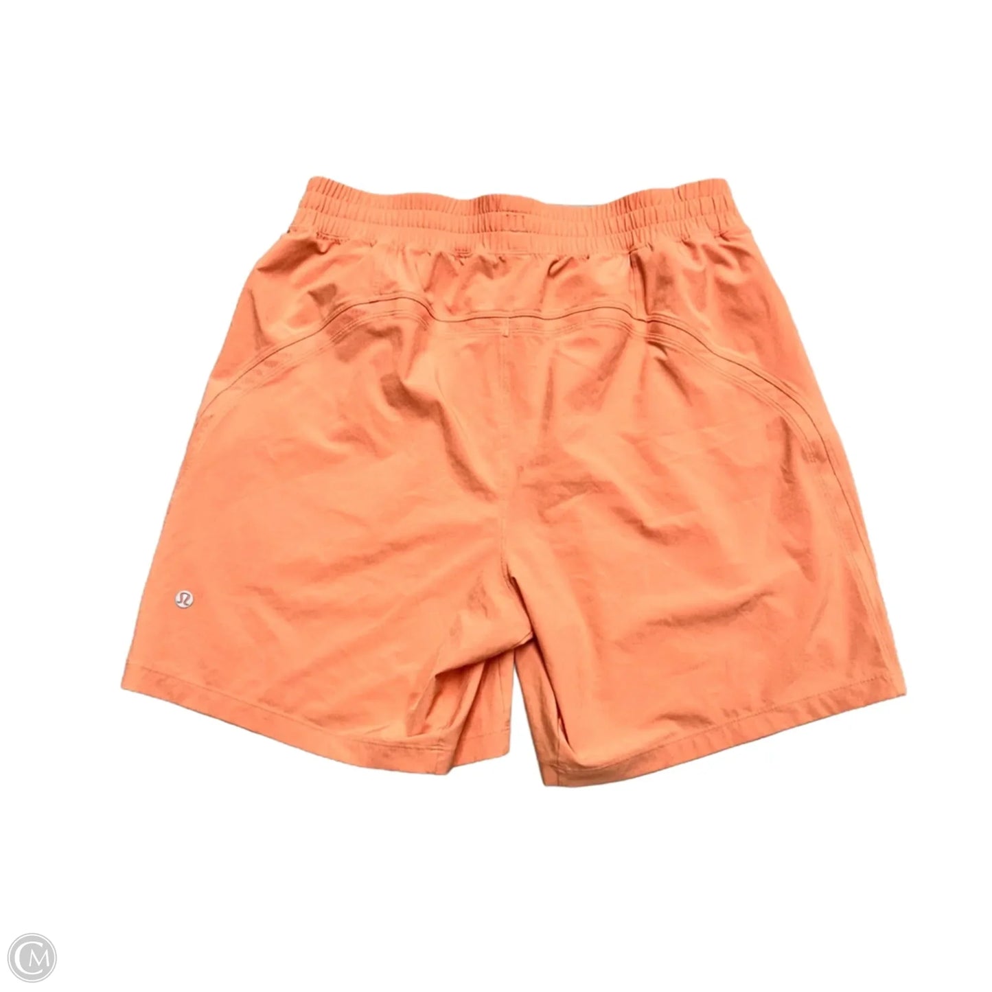Athletic Shorts By Lululemon In Orange, Size: M