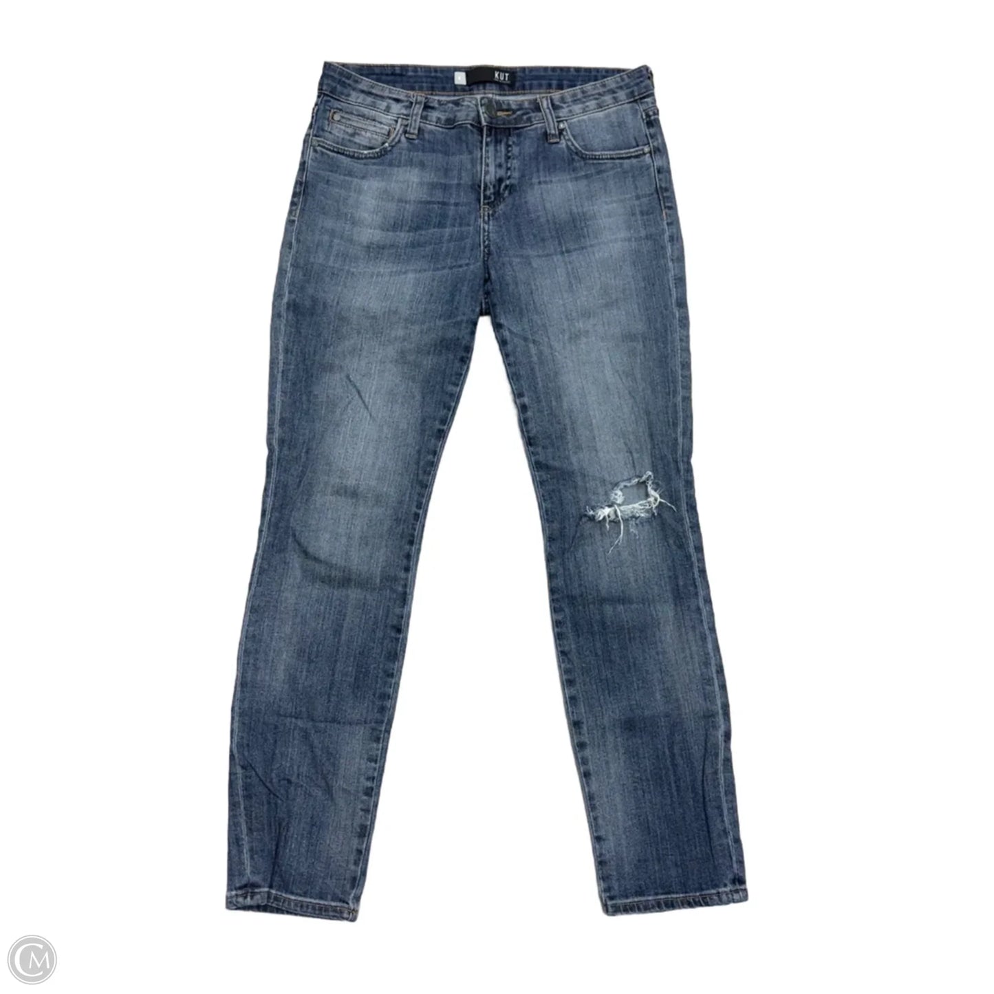 Jeans Skinny By Kut In Blue Denim, Size: 6