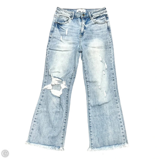 Jeans Boot Cut By Risen In Blue Denim, Size: 4