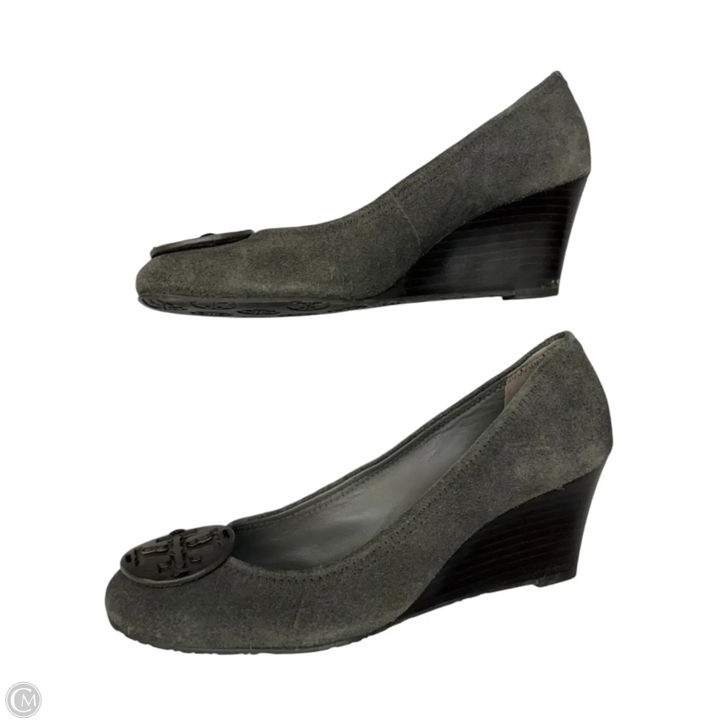 Shoes Designer By Tory Burch In Grey, Size: 7.5