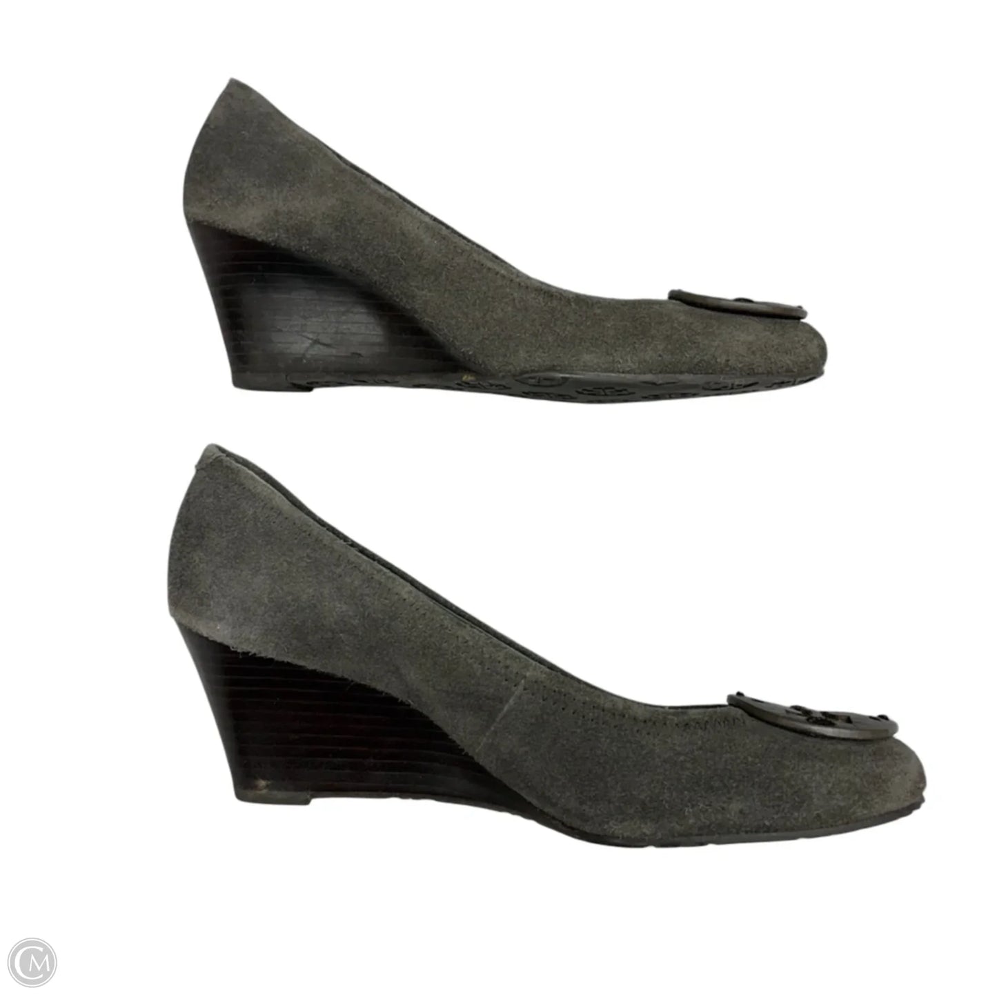 Shoes Designer By Tory Burch In Grey, Size: 7.5