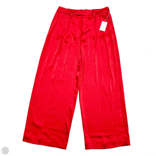 Pants Wide Leg By A New Day In Red, Size: 12