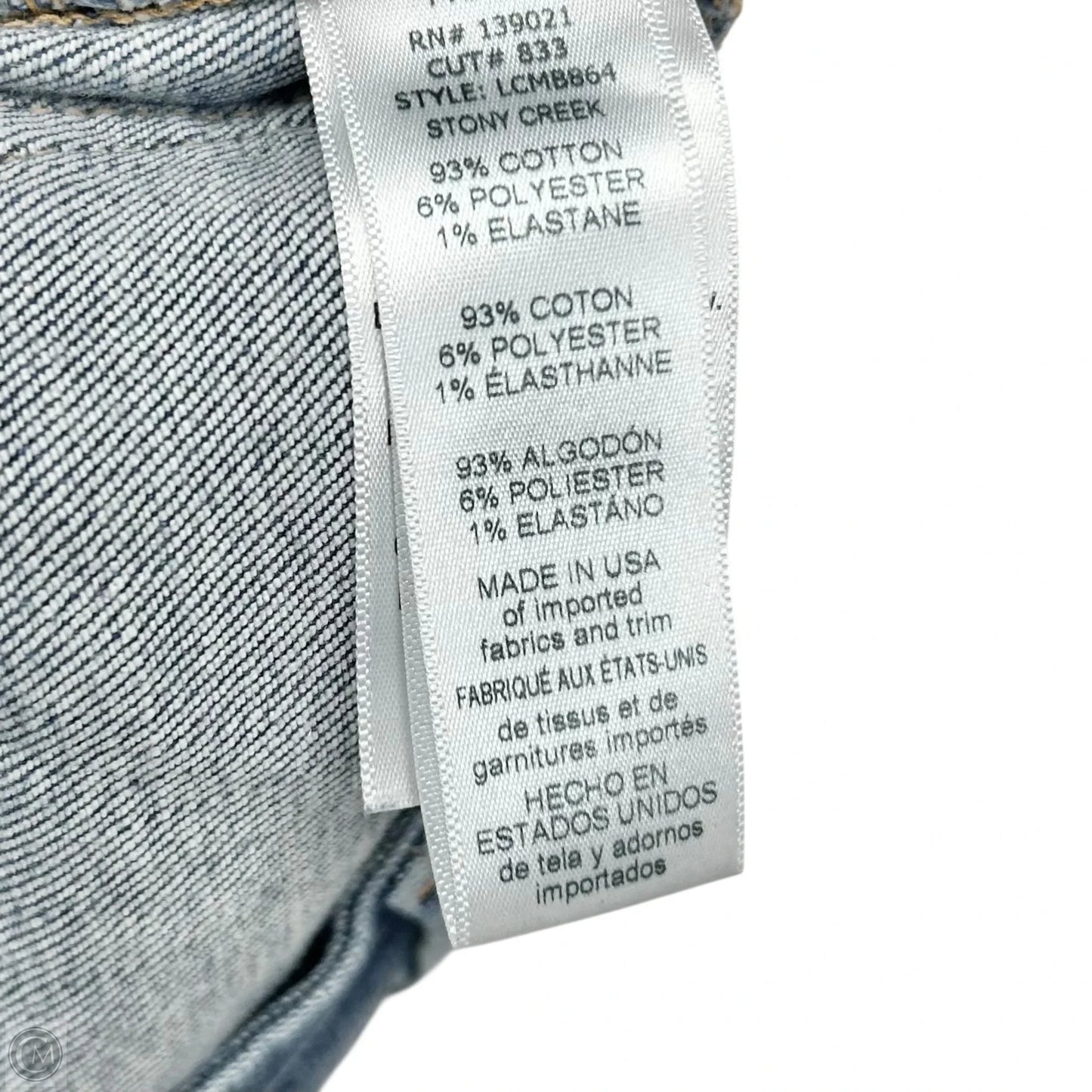 Jeans Boot Cut By Frame In Blue Denim, Size: 2