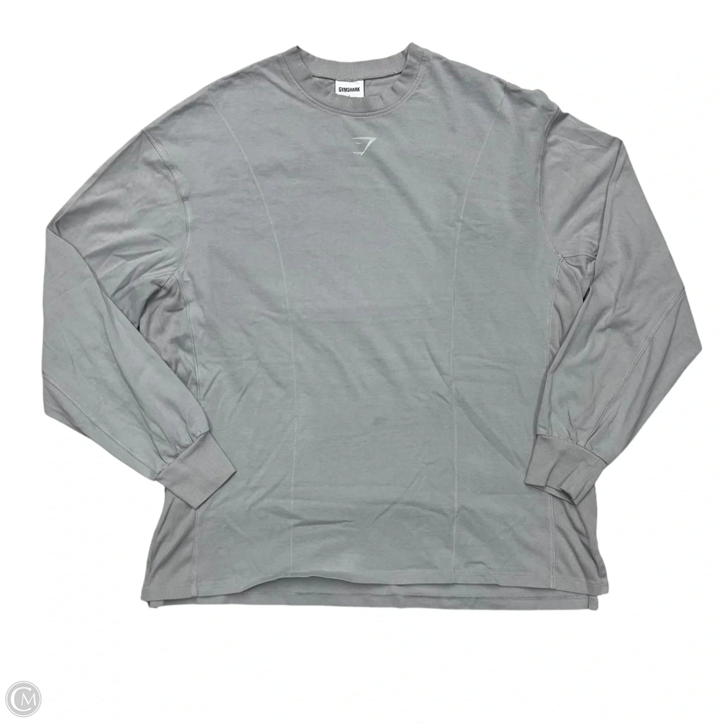 Top Long Sleeve Basic By Gym Shark In Grey, Size: L