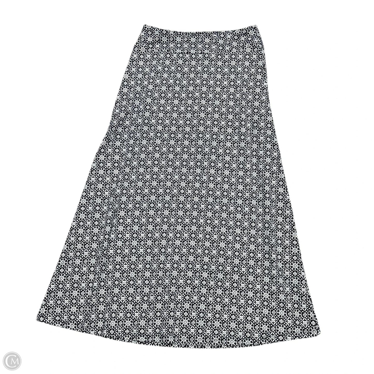 Skirt Maxi By Talbots In Blue & White, Size: XSp