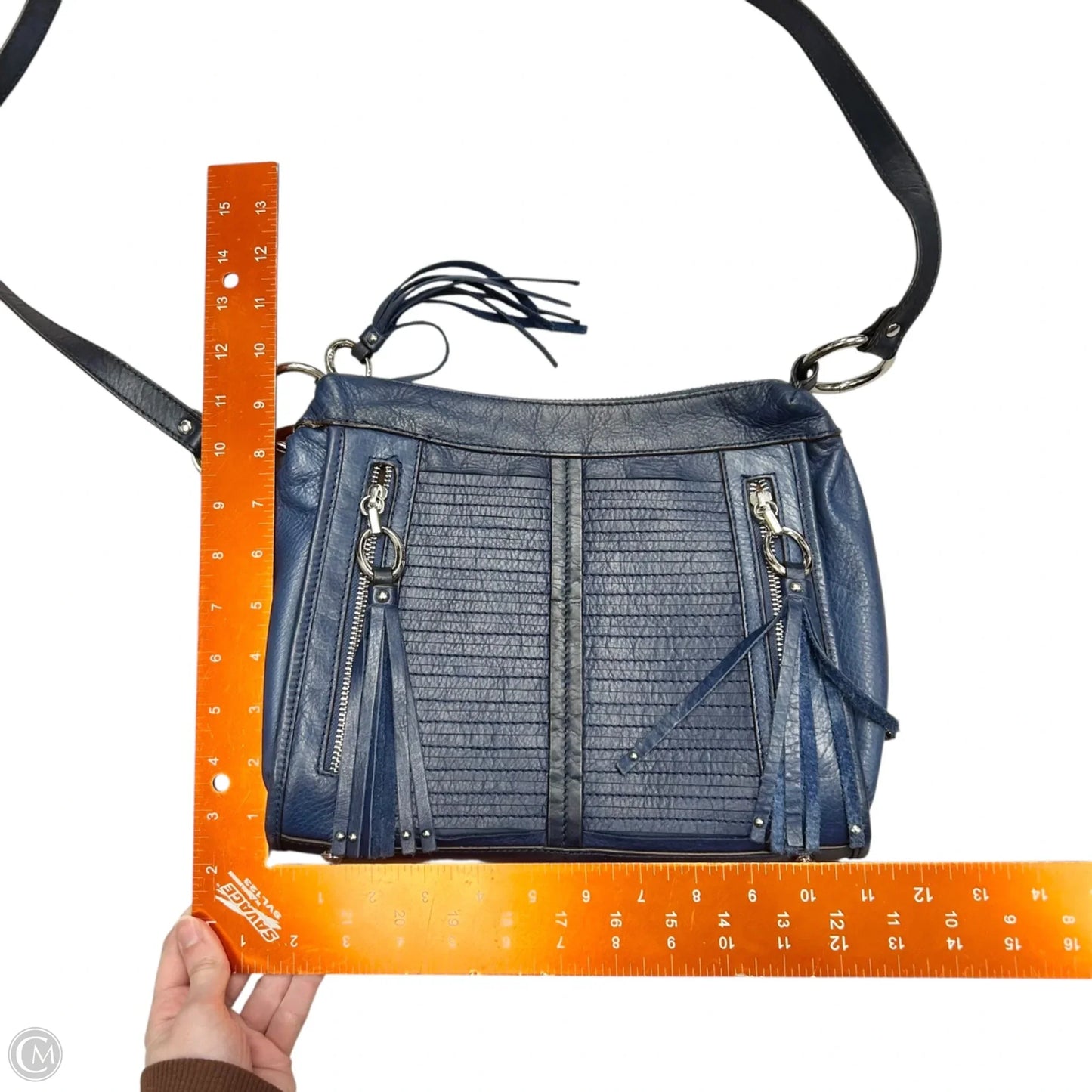 Crossbody Leather By B. Makowsky, Size: Medium