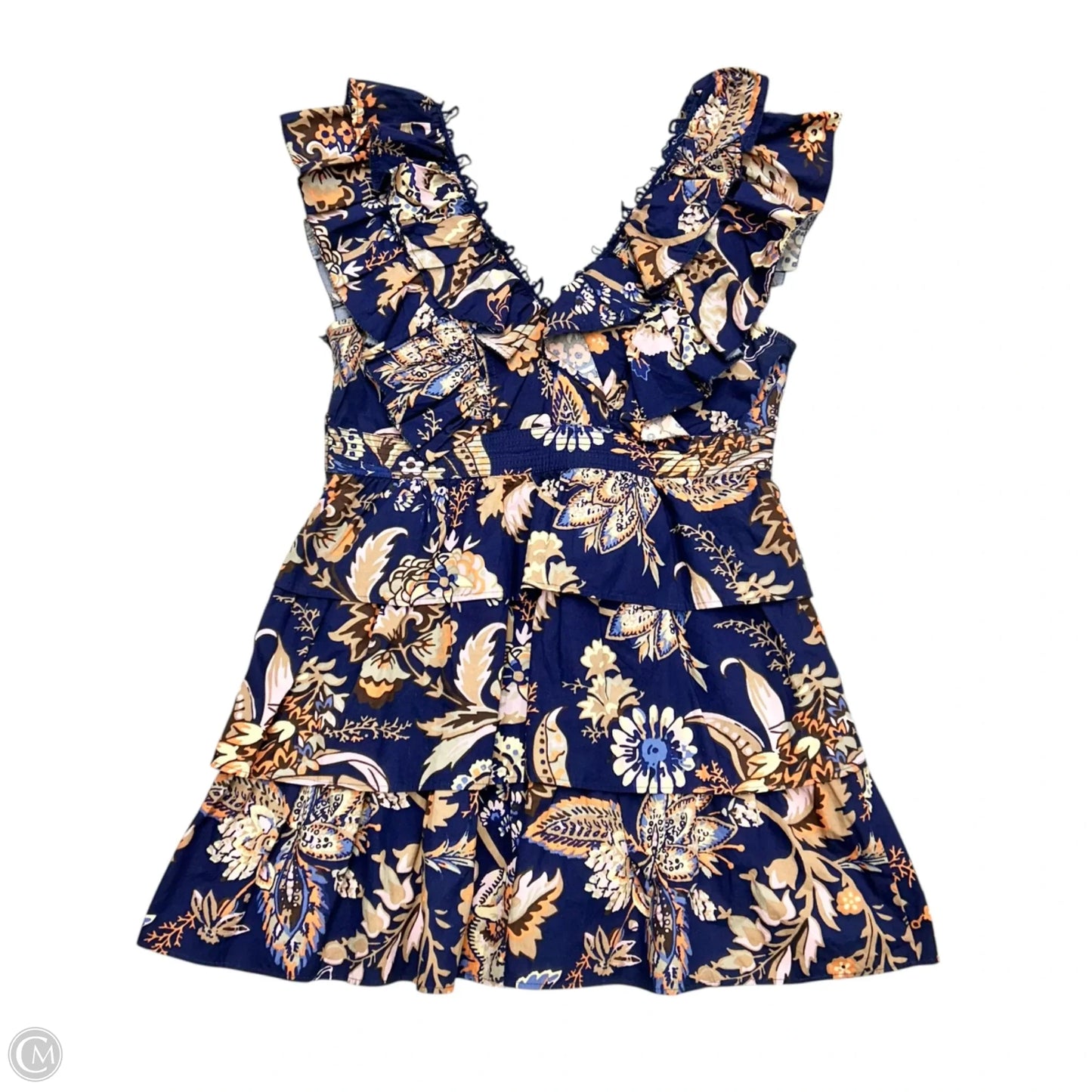 Dress Casual Short By Anthropologie In Navy, Size: Xl
