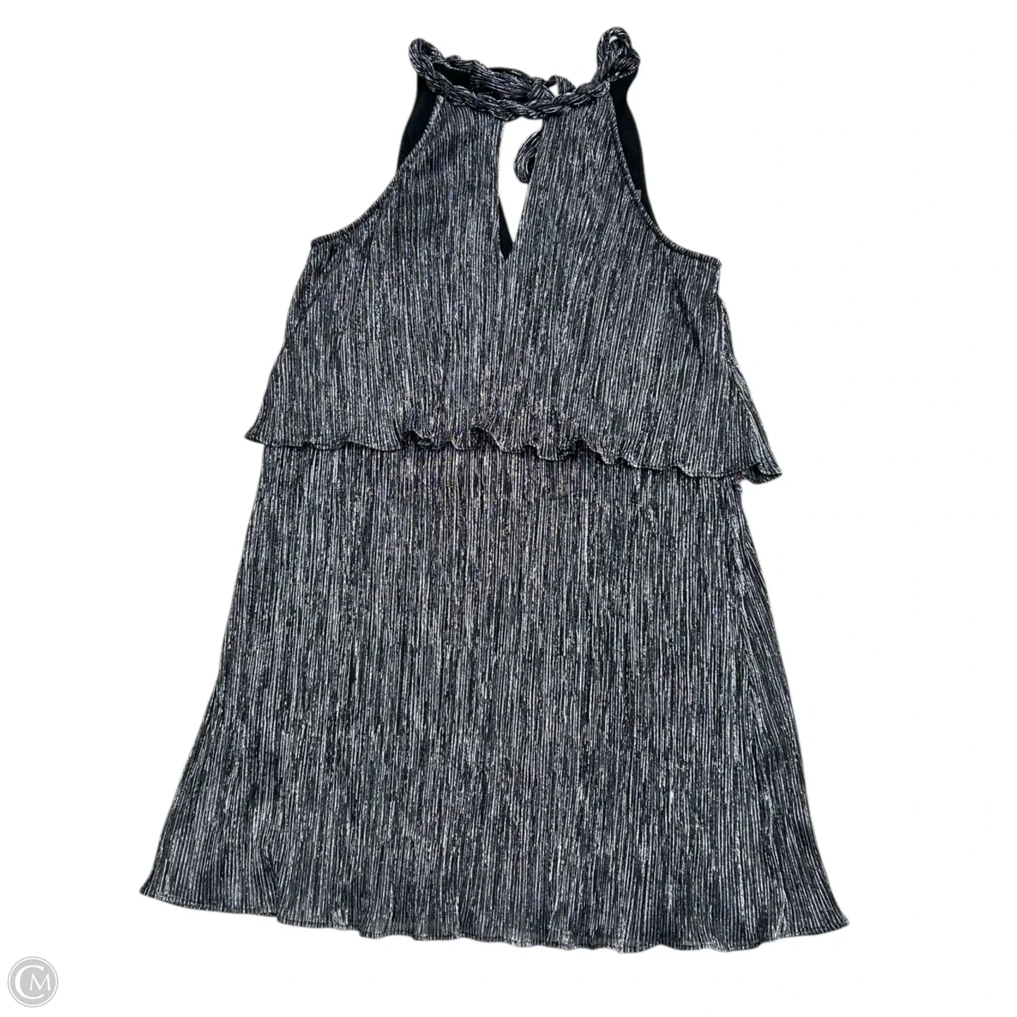 Dress Party Short By Ella Moss In Black & Silver, Size: M