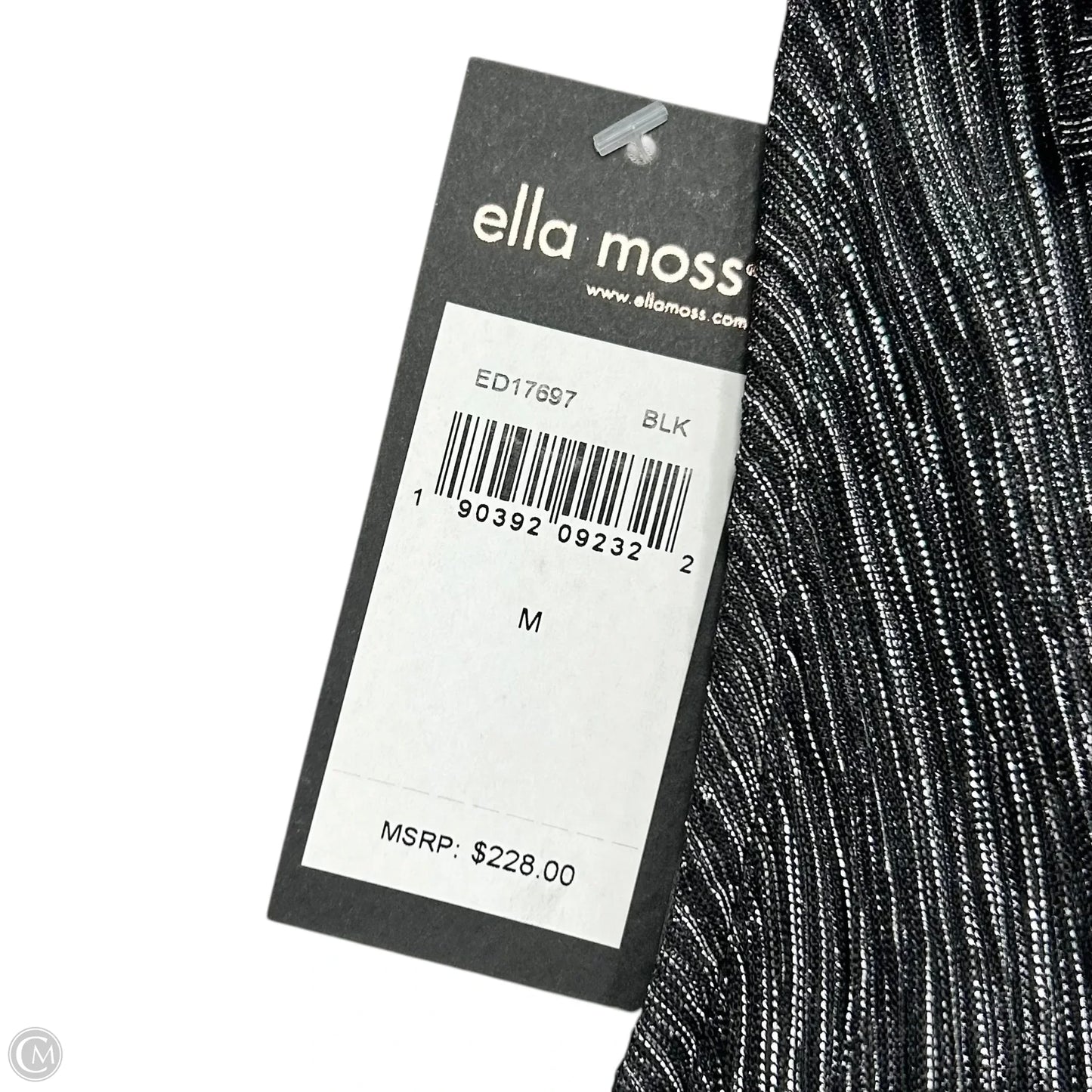Dress Party Short By Ella Moss In Black & Silver, Size: M